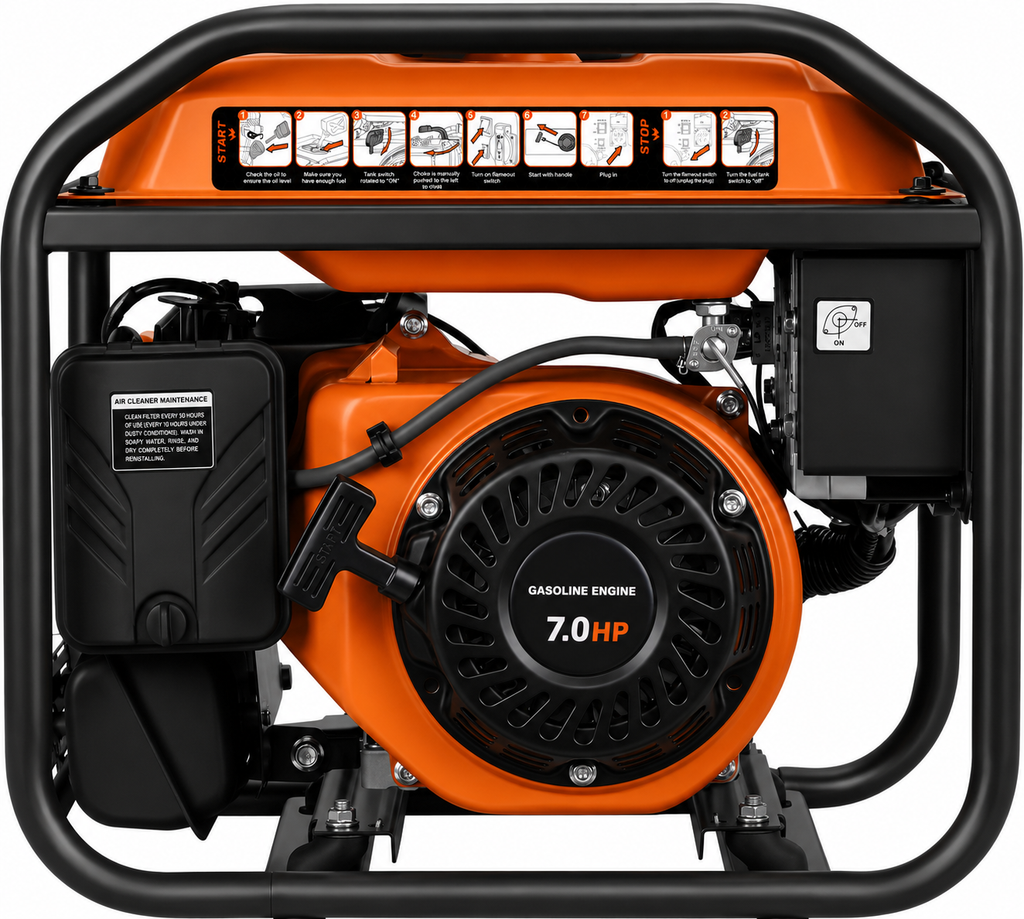 Generator Curent Invertor Benzina 4kW/5CP 110/120/230V