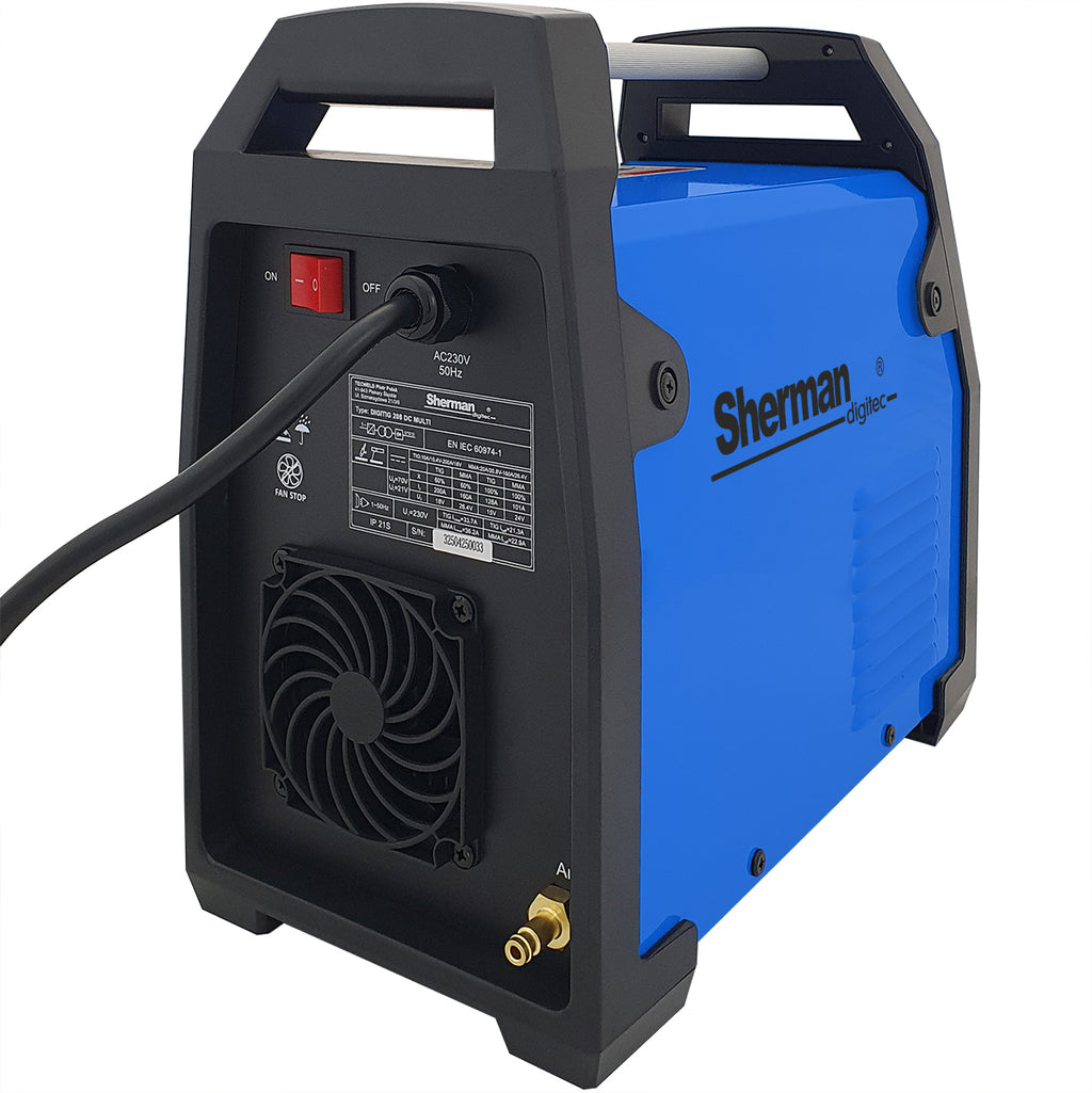 Aparat Sudura Invertor TIG DIGITIG 208 DC MULTI 200A 230V Pulse, SHERMAN 7813173