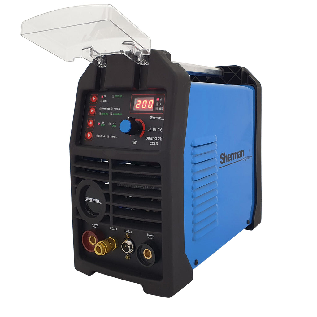Aparat Sudura Invertor TIG DIGITIG 212 COLD 200A 230V, SHERMAN 7812679