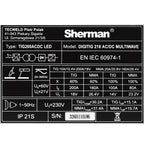 Aparat Sudura Invertor TIG DIGITIG 218 ACDC MULTIWAVE 200A 230V IGBT, SHERMAN 7813079