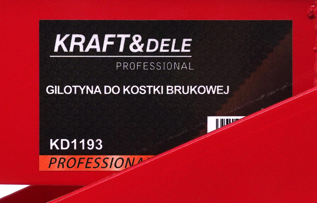 Ghilotina pentru Pavaj/caramizi, Kraft&Dele KD1193