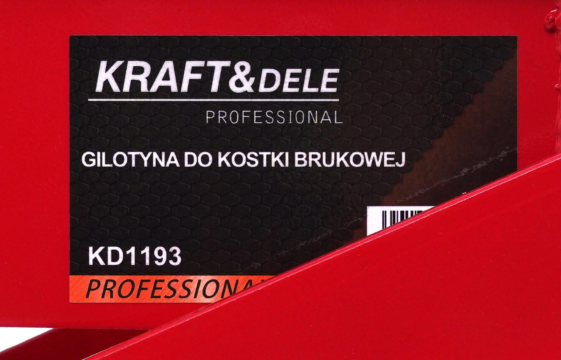 Ghilotina pentru Pavaj/caramizi, Kraft&Dele KD1193