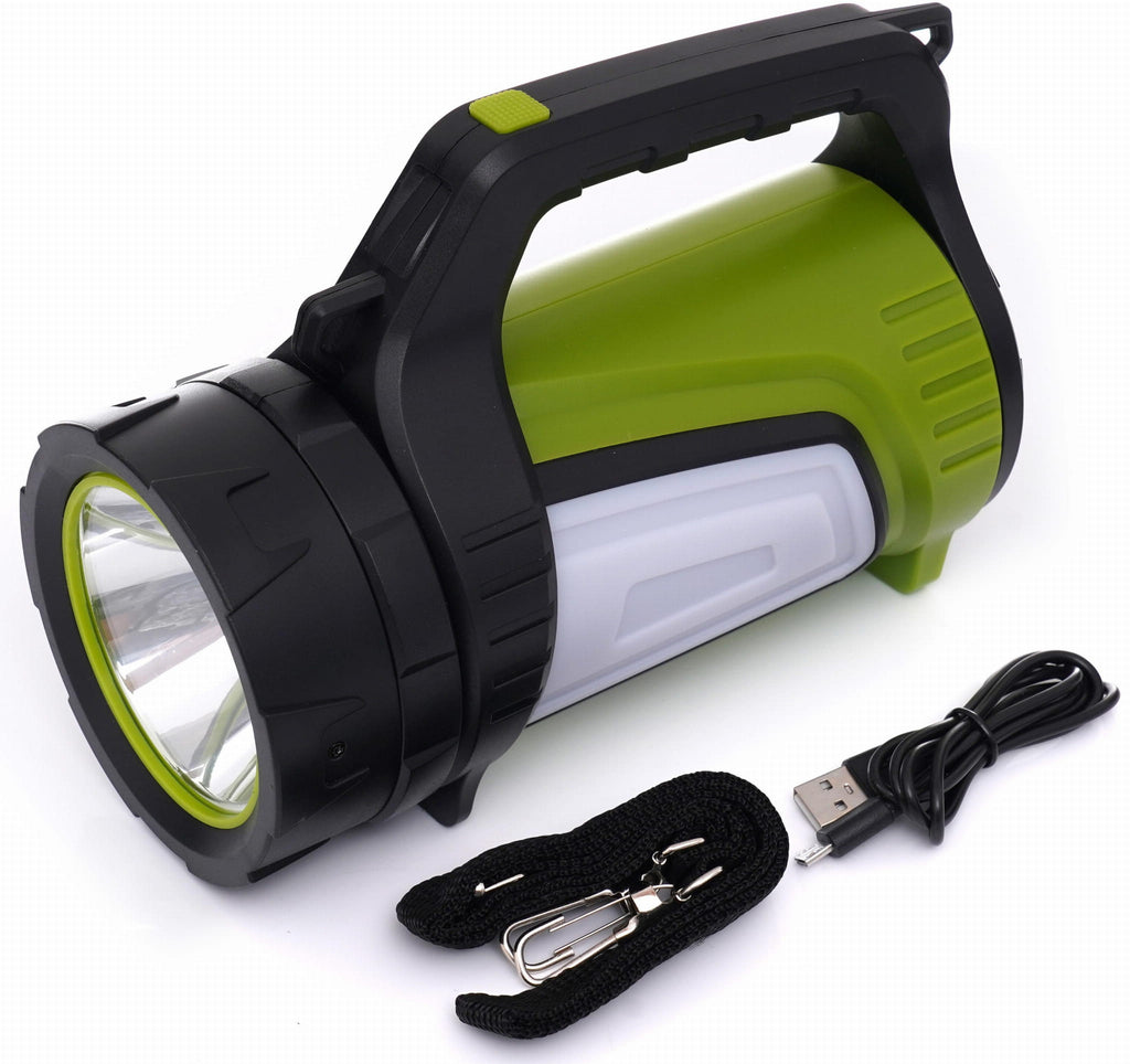 Lanterna cu Lumini Laterale , 8000mAh, Reincarcare Prin USB, Kraft&Dele KD1243