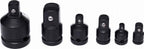 Set Adaptoare Reductoare Impact 6 Bucati Otel CR-MO, Kraft&Dele KD10524 - imaginea 6