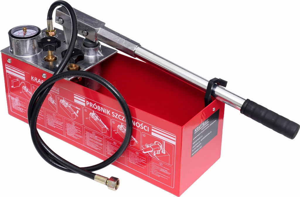 Pump de Control pentru Teste de Presiune 0-50 kg 45 ml Rezervor 12 l, Kraft&Dele KD10478