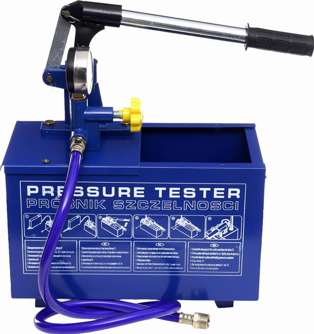 Pompa de Control pentru Incercari de Presiune 0-40kg / 30ml / 12L, Kraft&Dele KD10479