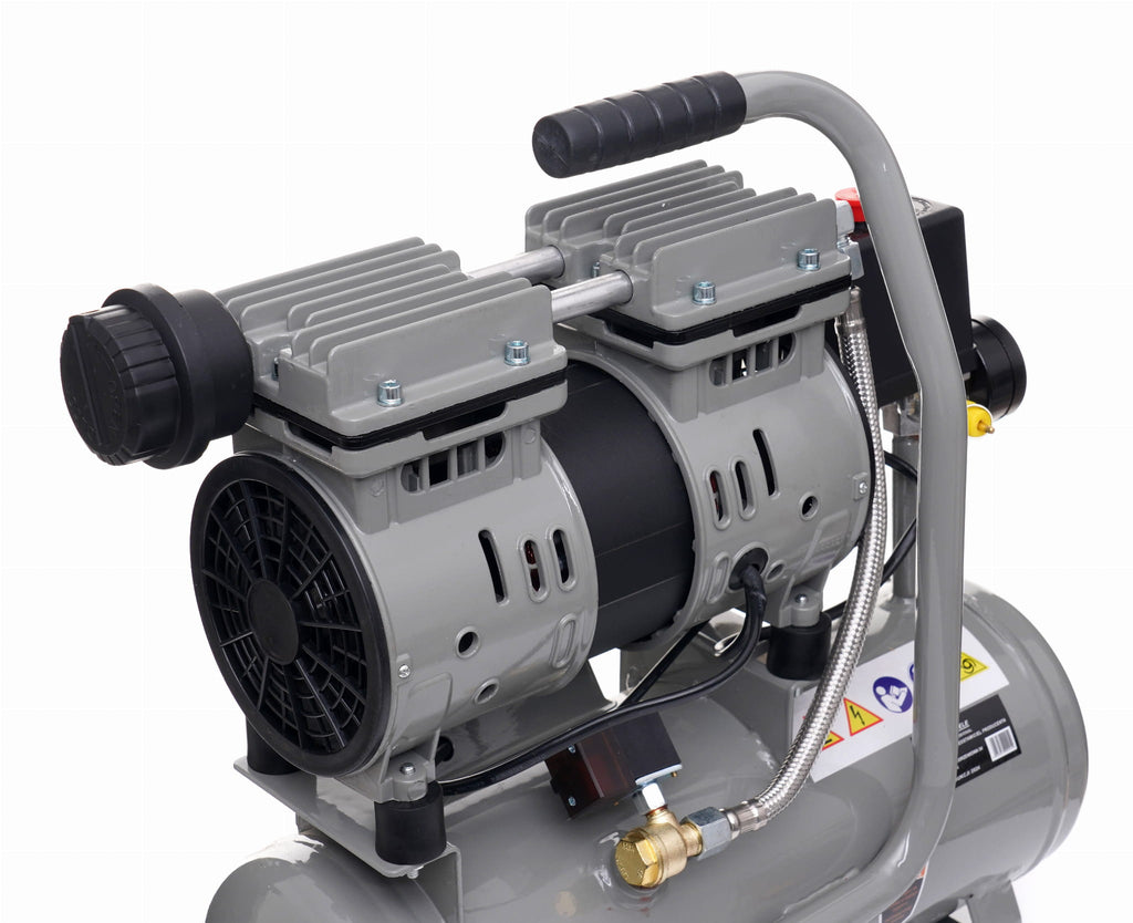 Compresor fara Ulei Silentios , 9L / 550W X 1 , 155l/m, Kraft&Dele KD1384