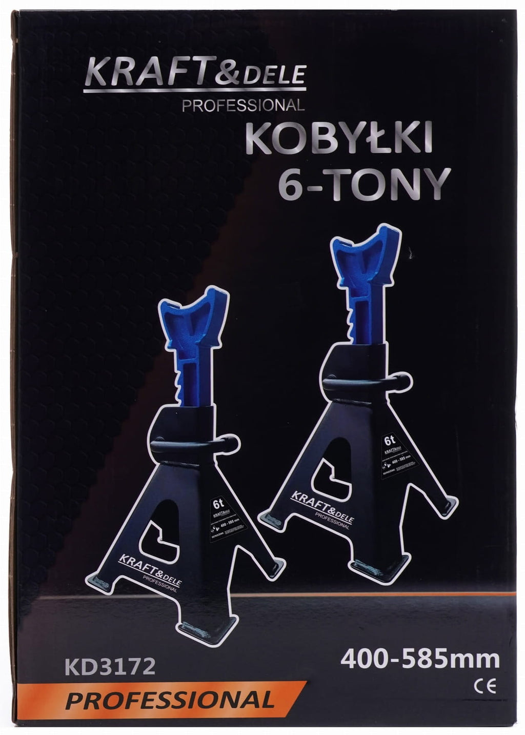 Set 2 Capre Auto cu Autoblocare 4 T, Kraft&Dele KD3172