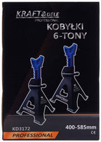 Set 2 Capre Auto cu Autoblocare 4 T, Kraft&Dele KD3172