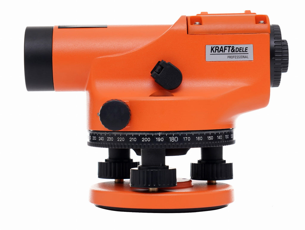 Nivela Optica Automata cu Trepied si Mira 107m, Kraft&Dele KD1095