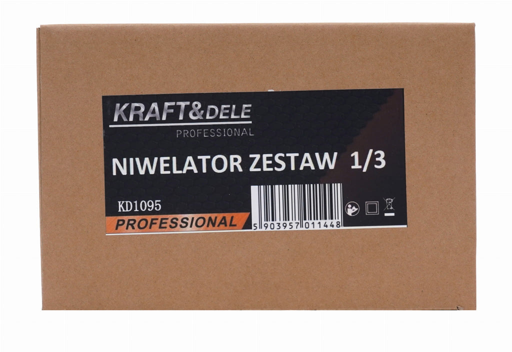 Nivela Optica Automata cu Trepied si Mira 107m, Kraft&Dele KD1095