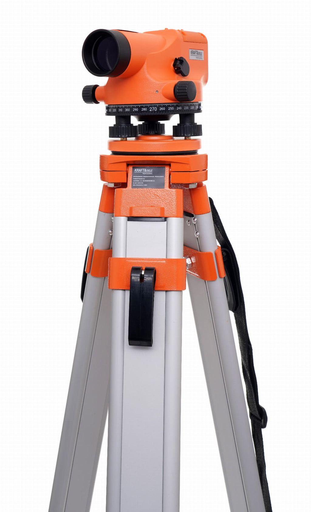 Nivela Optica Automata cu Trepied si Mira 107m, Kraft&Dele KD1095
