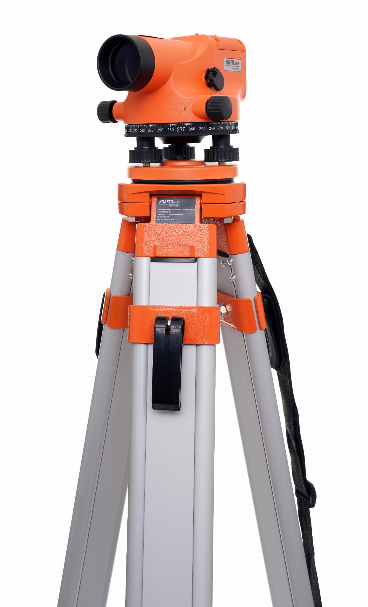 Nivela Optica Automata cu Trepied si Mira 107m, Kraft&Dele KD1095