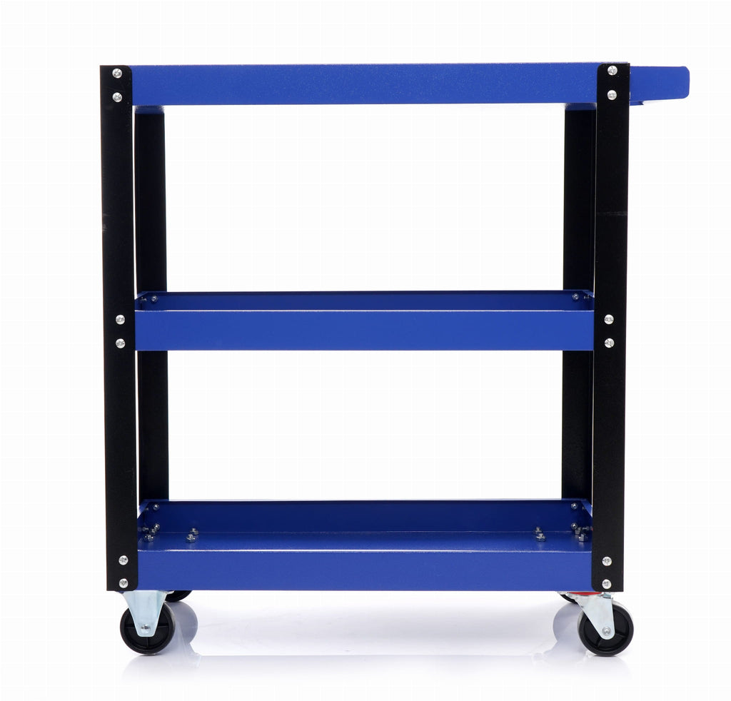Carucior Atelier 3 Rafturi 4 Roti Otel Robust, Kraft&Dele KD1066