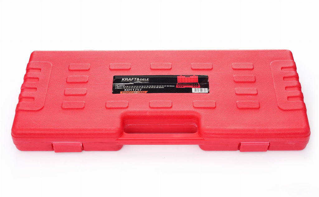 Trusa Tubulare de Impact 1/2" , 35 Buc, Kraft&Dele KD11757