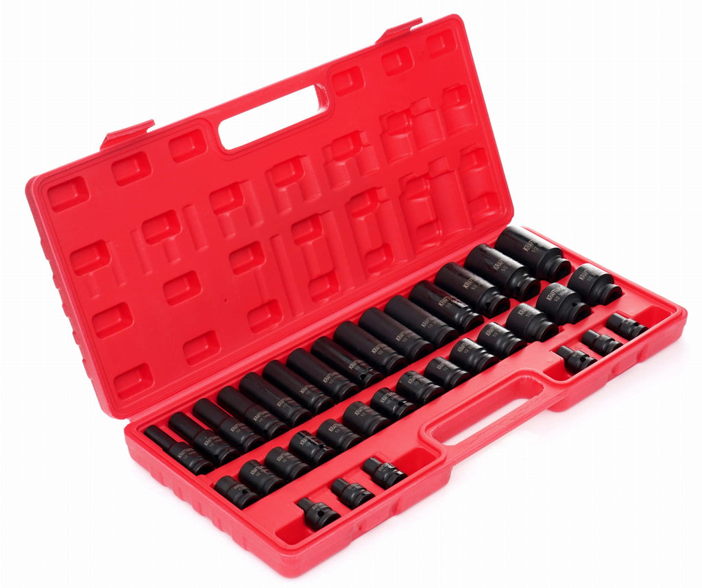 Trusa Tubulare de Impact 1/2" , 35 Buc, Kraft&Dele KD11757