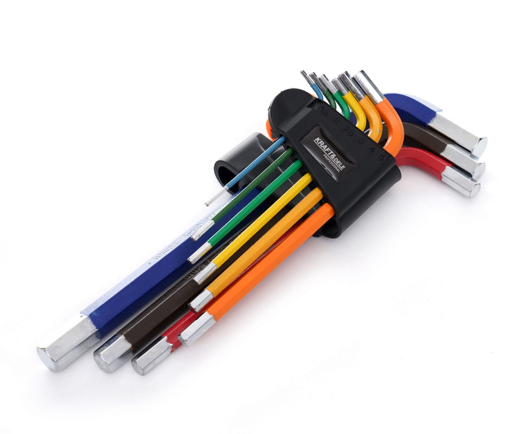 Set 9 Chei Imbus Lungi Hexagonale, Kraft&Dele KD11931