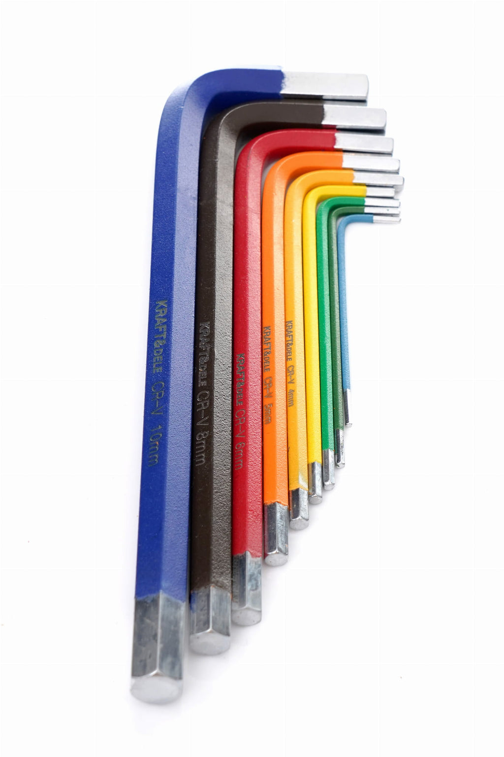 Set 9 Chei Imbus Lungi Hexagonale, Kraft&Dele KD11931