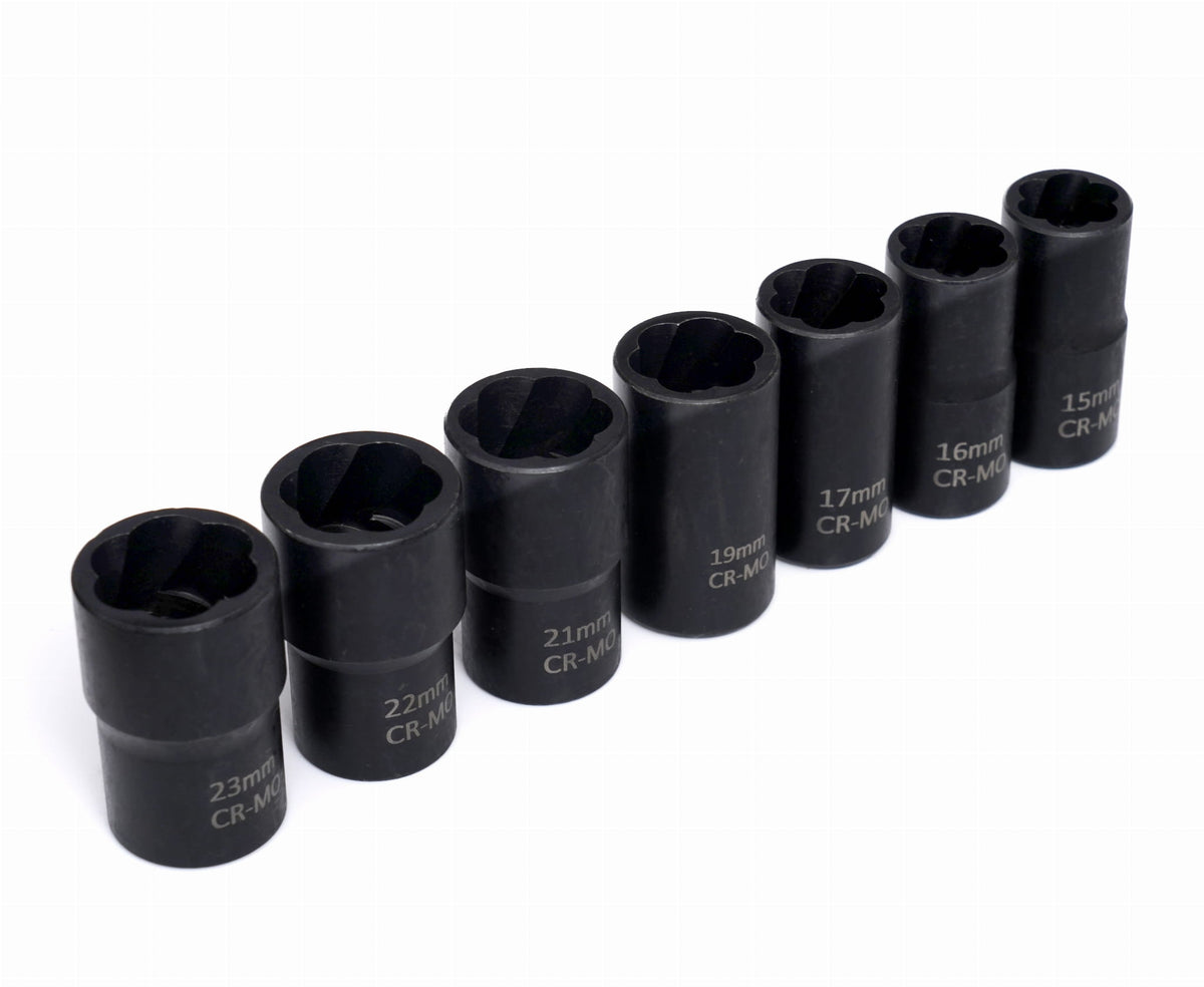 Set 16 Piese Tubulare pentru Suruburi Deteriorate 6-23mm, Kraft&Dele KD11793
