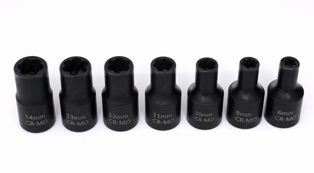 Set 16 Piese Tubulare pentru Suruburi Deteriorate 6-23mm, Kraft&Dele KD11793