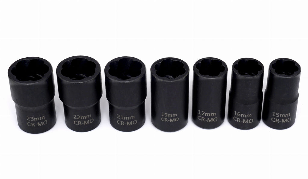 Set 16 Piese Tubulare pentru Suruburi Deteriorate 6-23mm, Kraft&Dele KD11793
