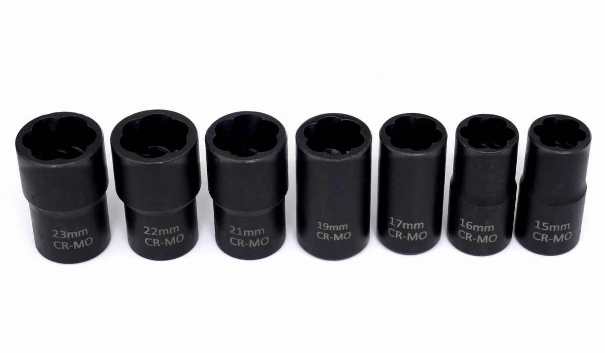 Set 16 Piese Tubulare pentru Suruburi Deteriorate 6-23mm, Kraft&Dele KD11793