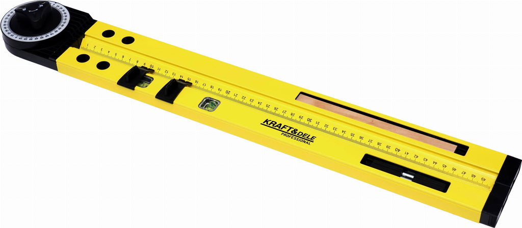 Raportor Constructii 3 in 1 Nivel Compas 500mm 0-270°, Kraft&Dele KD10442