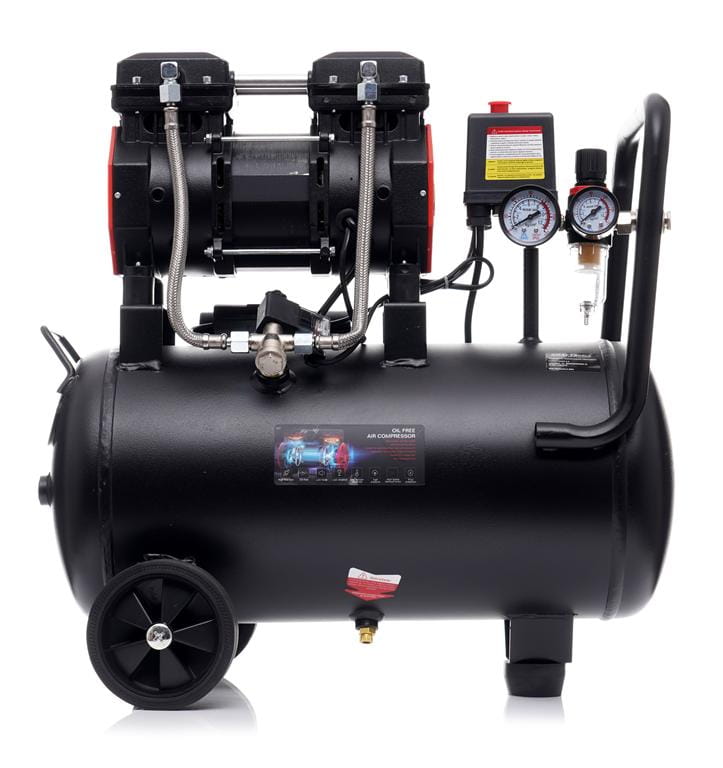 Compresor fara Ulei Silentios , 24L / 1390W X 1 , 220l/M, Kraft&Dele KD1385