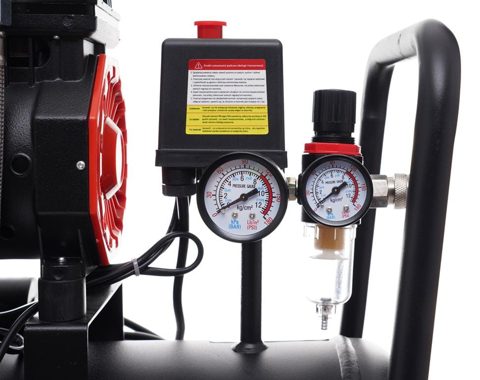 Compresor fara Ulei Silentios , 24L / 1390W X 1 , 220l/M, Kraft&Dele KD1385