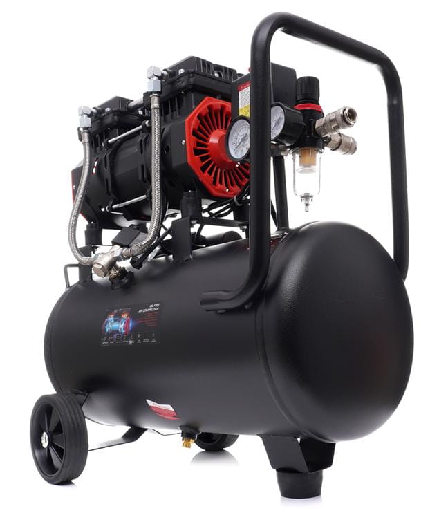 Compresor fara Ulei Silentios , 24L / 1390W X 1 , 220l/M, Kraft&Dele KD1385