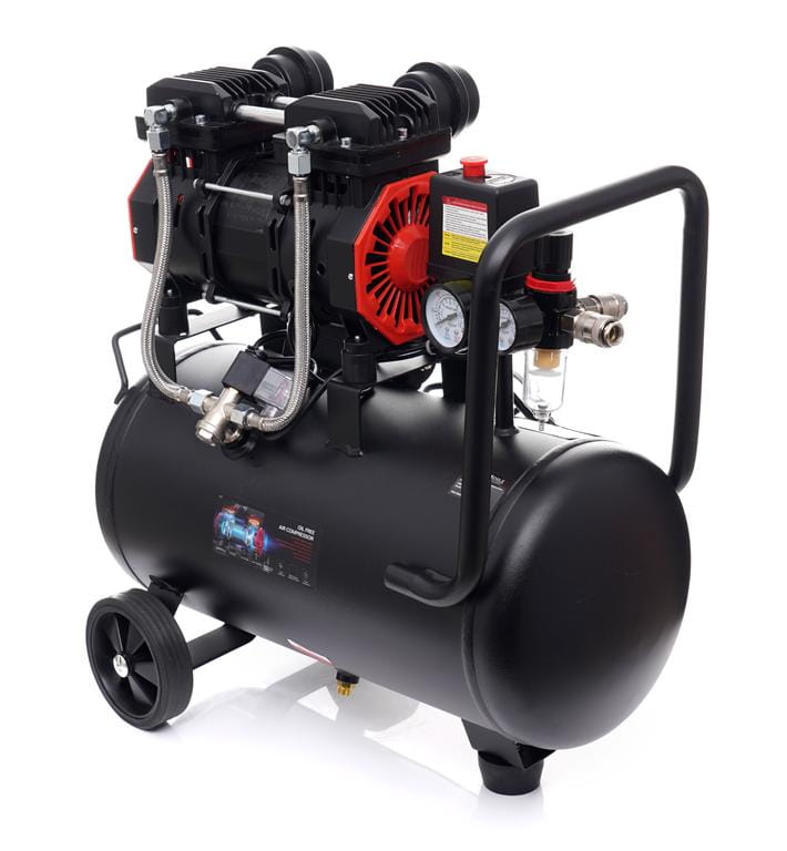 Compresor fara Ulei Silentios , 24L / 1390W X 1 , 220l/M, Kraft&Dele KD1385