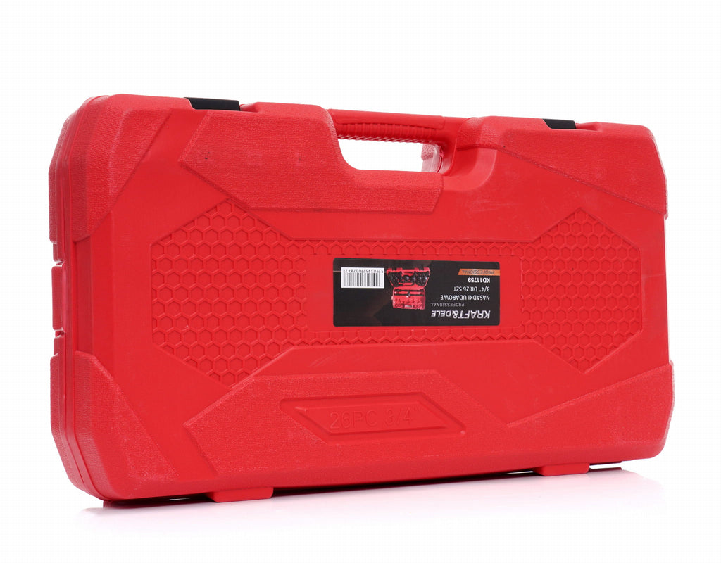 Trusa Tubulare Impact 26 Piese, 3/4 , 12 Puncte, Kraft&Dele KD11759