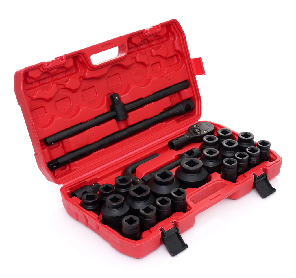 Set Tubulare Impact 26 Piese 3/4 Inch 12 Puncte, Kraft&Dele KD11759