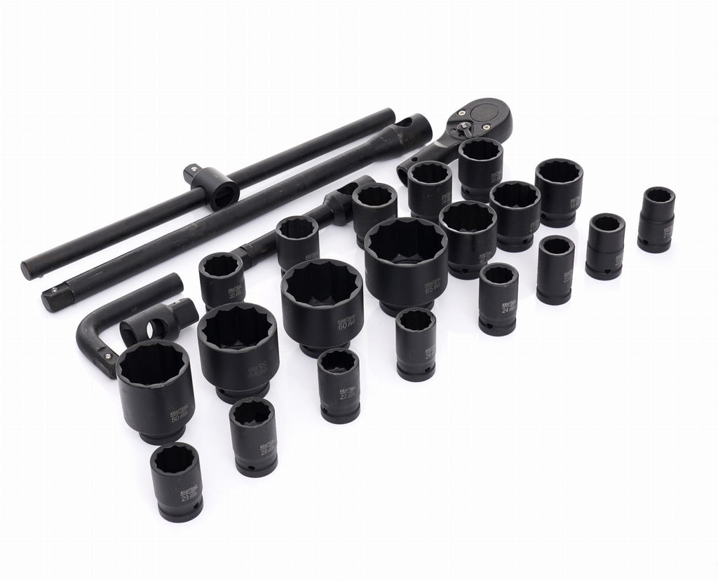 Trusa Tubulare Impact 26 Piese, 3/4 , 12 Puncte, Kraft&Dele KD11759