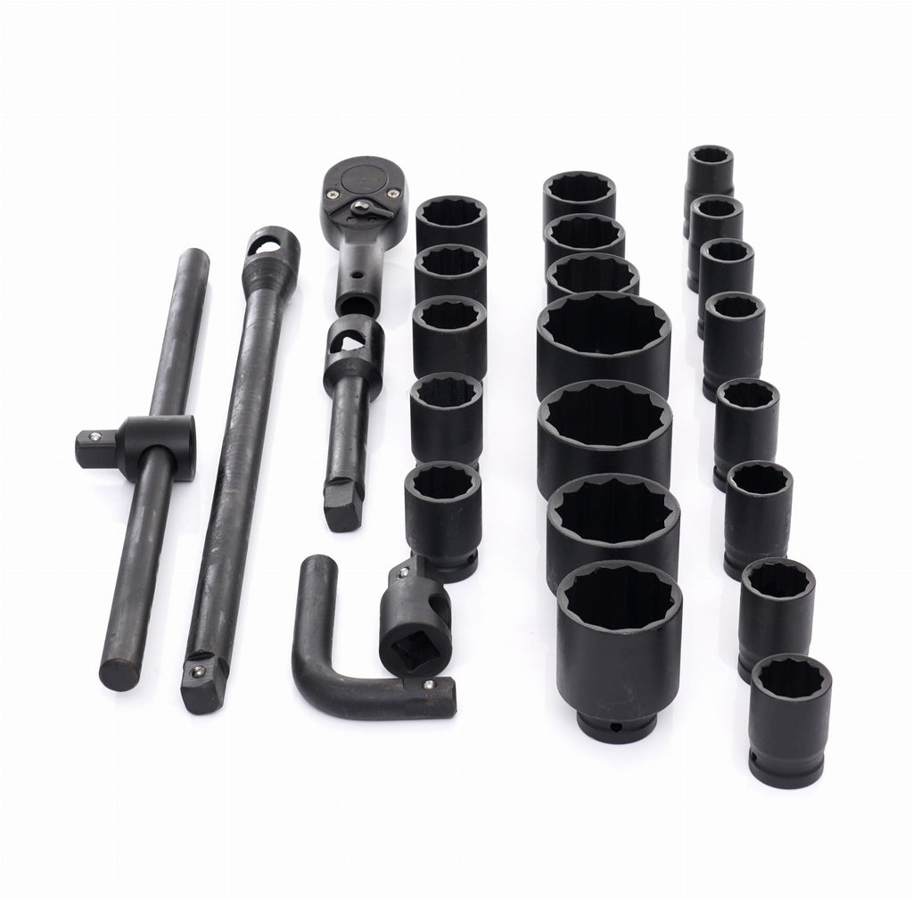Trusa Tubulare Impact 26 Piese, 3/4 , 12 Puncte, Kraft&Dele KD11759