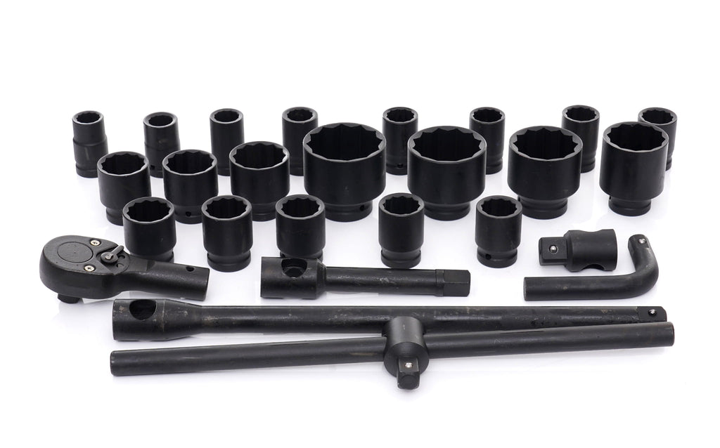 Trusa Tubulare Impact 26 Piese, 3/4 , 12 Puncte, Kraft&Dele KD11759