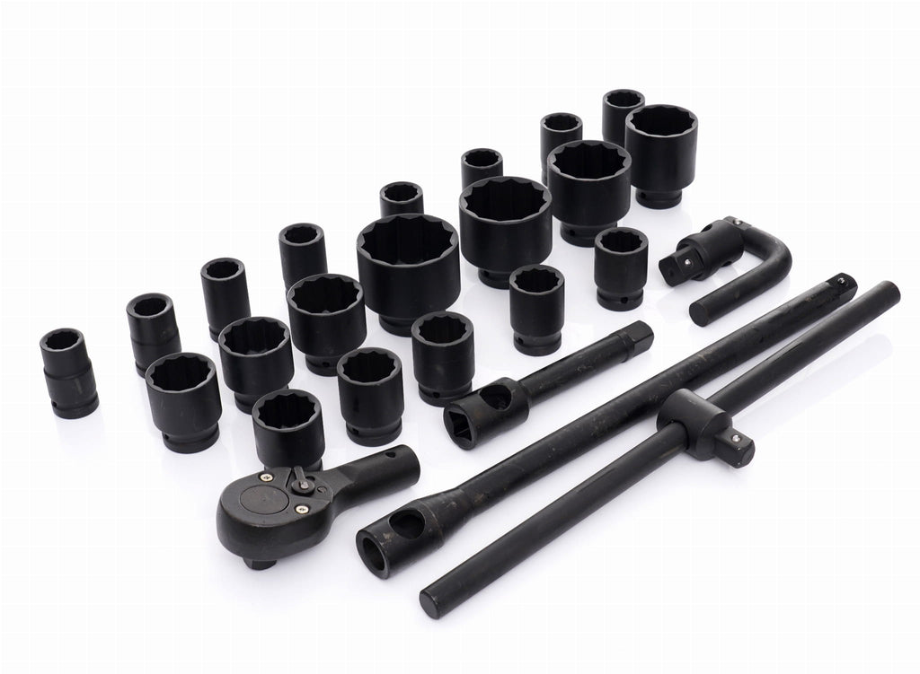 Trusa Tubulare Impact 26 Piese, 3/4 , 12 Puncte, Kraft&Dele KD11759