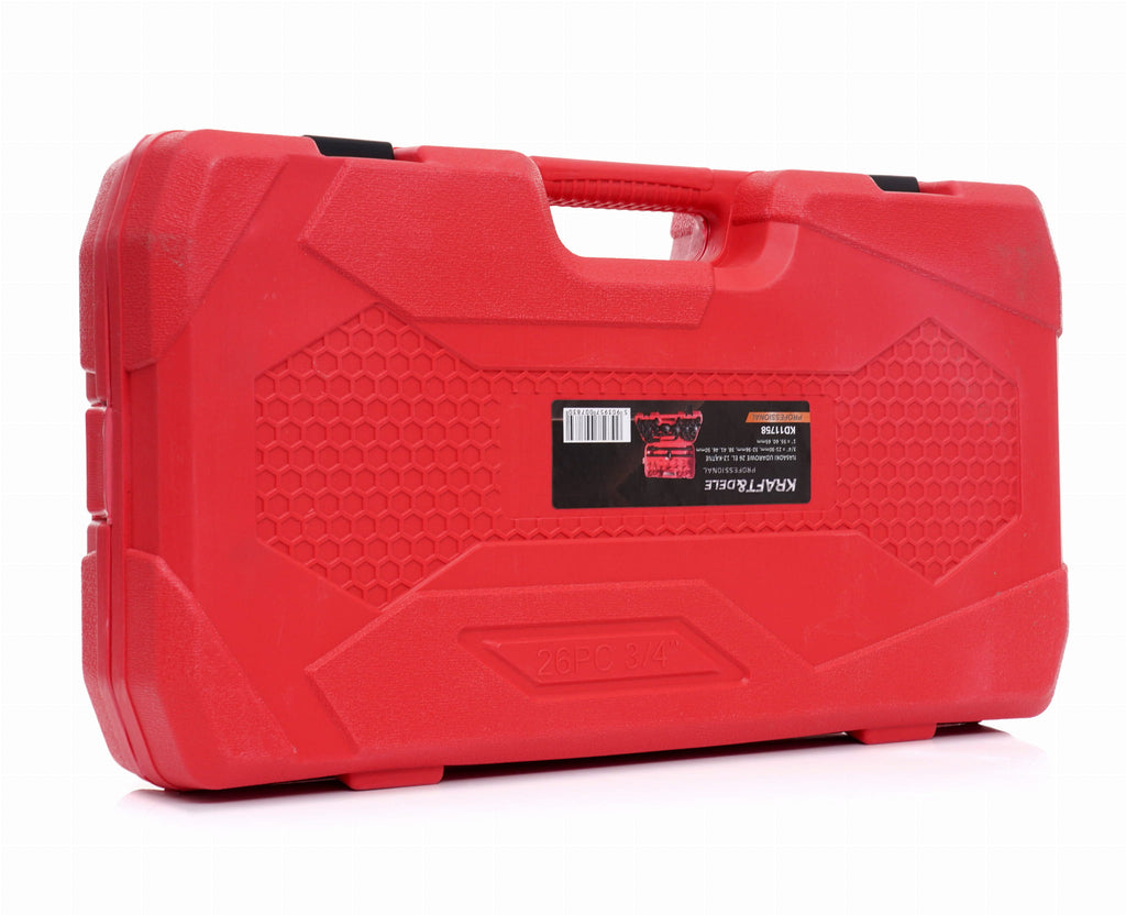 Trusa Tubulare Impact 26 Piese, 3/4 , 6 Puncte, Kraft&Dele KD11758