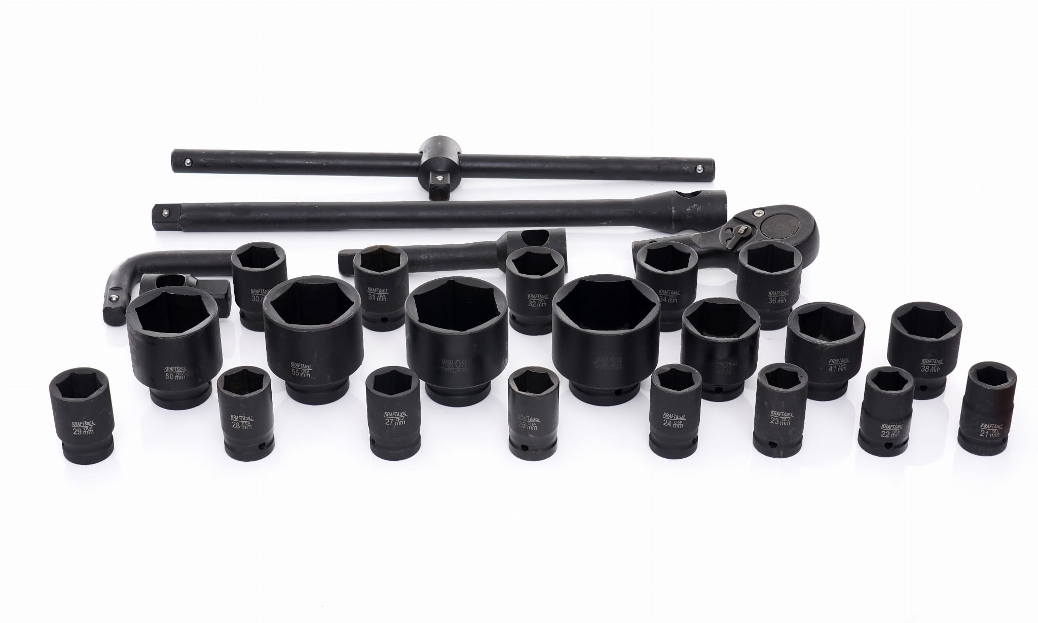 Trusa Tubulare Impact 26 Piese, 3/4 , 6 Puncte, Kraft&Dele KD11758