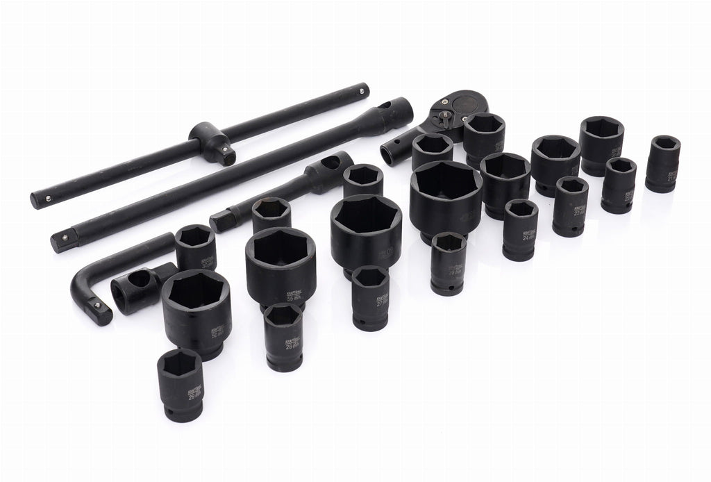Trusa Tubulare Impact 26 Piese, 3/4 , 6 Puncte, Kraft&Dele KD11758