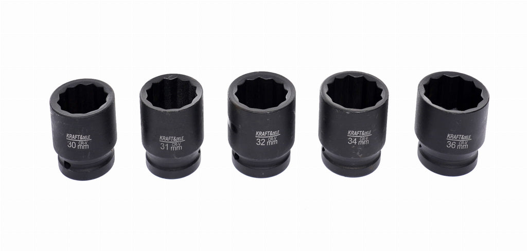 Trusa Tubulare Impact 26 Piese, 3/4 , 12 Puncte, Kraft&Dele KD11759