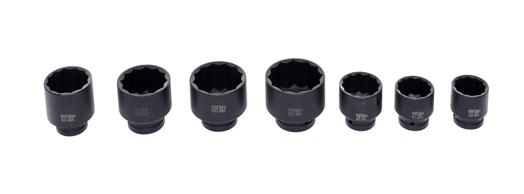 Trusa Tubulare Impact 26 Piese, 3/4 , 12 Puncte, Kraft&Dele KD11759
