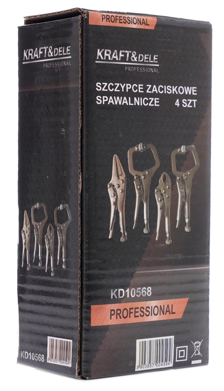 Clesti Autoblocant pentru Sudura , 4 Buc, Kraft&Dele KD10568