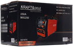 Aparat de Sudura 250A - MIG / MMA / LIFT TIG 3in1, Kraft&Dele KD1875