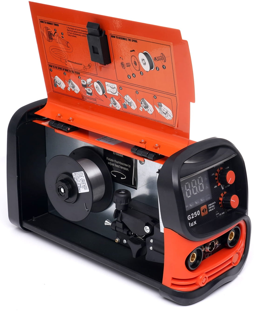 Aparat de Sudura 250A - MIG / MMA / LIFT TIG 3in1, Kraft&Dele KD1875