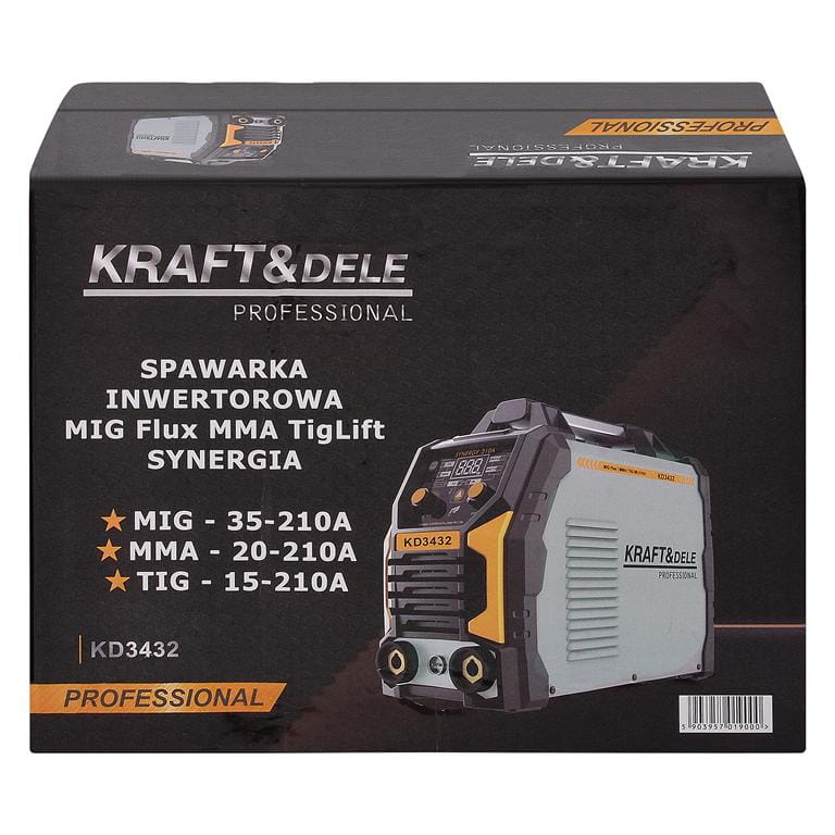 Aparat de Sudura MIG Flux MMA Tiglift, Kraft&Dele KD3432
