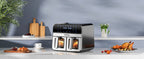 Air Fryer Doua Camere 2500W 4.5L + LCD, Kraft&Dele KD4179