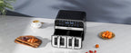 Air Fryer Doua Camere 2500W 4.5L + LCD, Kraft&Dele KD4179