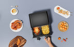 Air Fryer Doua Camere 2500W 4.5L + LCD, Kraft&Dele KD4179
