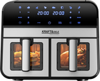 Air Fryer Doua Camere 2500W 4.5L + LCD, Kraft&Dele KD4179